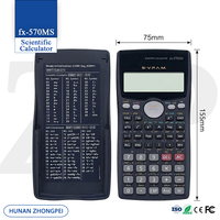 Calculatrice scientifique fx-570MS SKD PCB, 401 fonctions, 40 constantes scientifiques, non programmable, pour étudiants en ingénierie