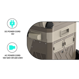 Car <b>Refrigerators</b> 12 Volt Freezer <b>Refrigerator</b> DC12v/24v Cooler 35L Camping or AC100-240V for Home Portable Car <b>Refrigerator</b> - Product Image 2