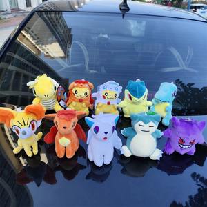 Lot de porte-clés <span class=keywords><strong>Pokémon</strong></span> de 4 pouces, pendentifs Pikachu, Squirtle, Charmander, Psyduck, ensemble mixte en coton PP - Product Image 5