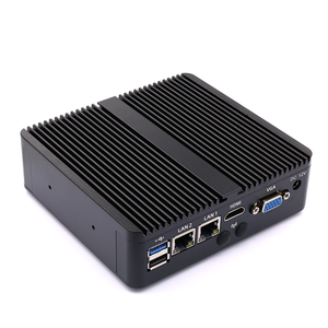 มินิพีซี Intel N2830 J4125 พร้อมพอร์ต LAN คู่ RS232/485 HD USB3.2 DDR4 M.2 SSD สำหรับควบคุมอุตสาหกรรม สำนักงาน บ้าน ใช้งานกับ Win10/11 Linux - Product Image 2