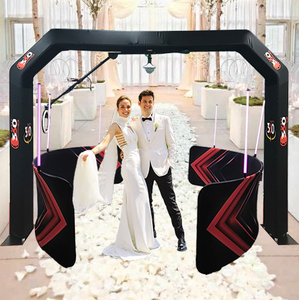 Commercial Grade OEM Factory Direct Foldable Overhead <b>360</b> Photo <b>Booth</b> 7ft X 7ft Tunnel Backdrop Photo <b>Booth</b> For Celebration - Product Image 1