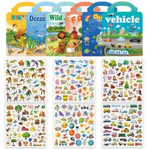 Nouveauté en gros : Livre d'activités et de stickers réutilisables en gelée pour tout-petits, très demandé - Product Image 1
