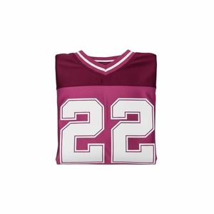 Camiseta Deportiva Corta de Malla Ligera para Mujer, Talla Grande, Personalizada para Equipos Universitarios, Estilo Boxy, 3/4, para Fútbol Americano - Product Image 6