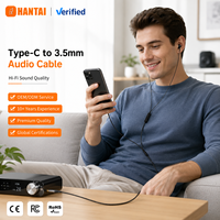 Câble audio USB C vers 3,5 mm Hi-Fi, cordon audio en nylon tressé de type C pour voiture, compatible avec iPhone 15 16 Samsung Pixel iPad