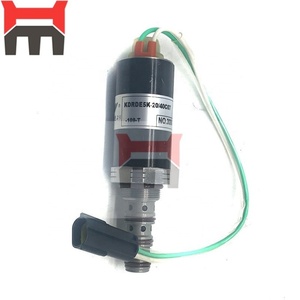 วาล์วโซลินอยด์ปั๊มไฮดรอลิกของรถขุด 40C04-109 สำหรับ SY75 SY135 SY215 SY225 SY235 EC210B EC210 - Product Image 3