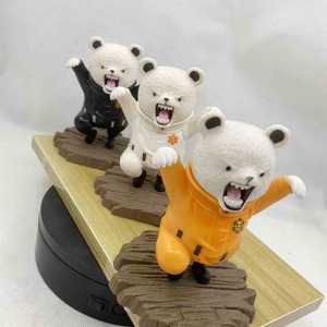 3 stile Anime torta decorazione di un pezzo Action Figure carino nero bianco giallo in piedi <span class=keywords><strong>Bebo</strong></span> orso Anime Figure - Product Image 2