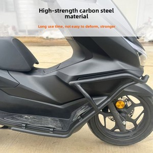 กันชนกัน<span class=keywords><strong>ล้ม</strong></span>เครื่องยนต์มอเตอร์ไซค์รุ่นใหม่สำหรับ PCX160 2025 ด้านหน้า/ด้านหลัง โครงเหล็กคาร์บอนป้องกันตัวถัง - Product Image 2