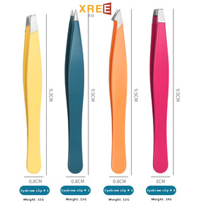 ชุดคลิปหนีบคิ้ว430สแตนเลสอเนกประสงค์เครื่องมือความงามสำหรับกำจัดและเล็มคิ้ว - Product Image 5