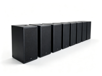 Enceinte de sonorisation professionnelle DJ haute puissance Lase Sound Outdoor, système audio de scène, enceintes avec deux subwoofers 18 pouces 8006