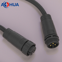 AHUA M20 2 3 4 broches mâle femelle étanche mini connecteur électrique prise 220v