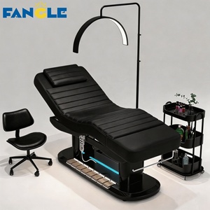 Table <span class=keywords><strong>de</strong></span> massage électrique moderne <span class=keywords><strong>de</strong></span> luxe, lit <span class=keywords><strong>de</strong></span> beauté pour salon <span class=keywords><strong>de</strong></span> spa, lit facial à 4 moteurs, lit pour extensions <span class=keywords><strong>de</strong></span> cils, spa, tatouage, épilation, lit noir pour cils - Product Image 4