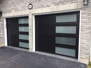 Digah Meilleure Vente Personnalisé Automatique Sectionnel Électrique Double Peau Bois Voiture Portes de Garage pour Villa - Product Image 5