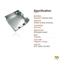 Boîtier en aluminium moulé sous pression personnalisé, étanche IP65, boîte de jonction moulée sous pression pour appareils électroniques industriels