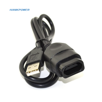 Câble de charge convertisseur 5 broches femelle vers USB mâle de 0,8 m pour manette de console Xbox One Xbox 360