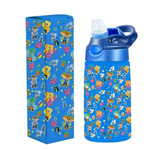 Bouteille d'eau pour enfants de haute qualité en Tritan avec cordon, résistante à la chaleur - Product Image 5