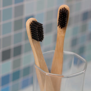 Cepillo de dientes bambú marcas de carbón cepillo de dientes ergonómico cepillo de dientes de bamb - Product Image 5