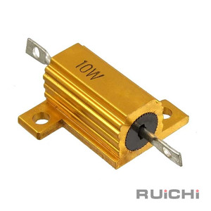 Ruichi rx24 0.1r-10k 5% 5W 10W 25W 50W 75W 100W 150W 200W 300W 500W 1000W vàng vỏ nhôm điện trở - Product Image 2