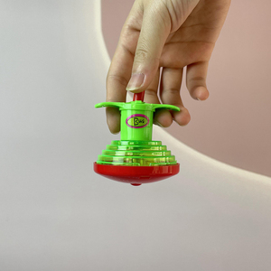 Vente chaude Classique Finger Control <span class=keywords><strong>Lanceur</strong></span> Gyroscope 3 Couleurs En Plastique Clignotant Gyro Light up Toupie Jouet - Product Image 5