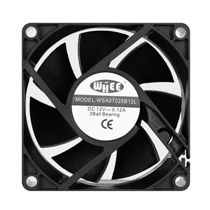 Ventilateur axial DC silencieux PWM à 4 fils 7025 mm 70 mm 70x70x25 avec <span class=keywords><strong>manchon</strong></span>/roulement à billes double, ventilation de refroidissement d'échappement OEM ODM - Product Image 2