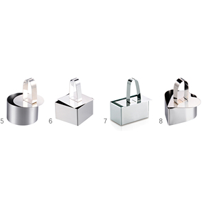 Petits anneaux de gâteau en acier inoxydable 304 de haute qualité, <span class=keywords><strong>mini</strong></span> moule à anneau de cuisson pour mousse et pâtisserie, ensemble d'anneaux alimentaires pour gâteau ou dessert - Product Image 2