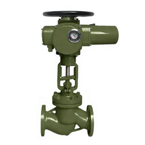 วาล์วบอลแบบมีหน้าแปลนไฟฟ้ามอเตอร์ COVNA ขนาด 2 นิ้ว PN16 ทำจากเหล็กหล่อ พร้อมตัวกระตุ้นไฟฟ้าแบบหมุนหลายรอบ - Product Image 4