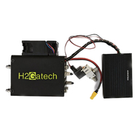 Pile à combustible à hydrogène PEM à plaque bipolaire en métal OEM personnalisée avec refroidissement par air 100W 12V pour usage industriel