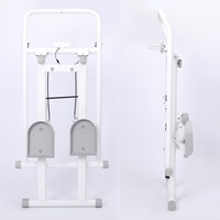 Máquina de Fitness Escaladora Ajustable para Gimnasio, de Acero y Plástico, Capacidad de 120 kg, Pedal Grande, Escaladora Plegable para el Hogar