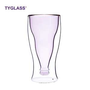 Verre Transparent avec Double paroi, 1 pc, tasse résistante à la bière, gobelets en verre - Product Image 3
