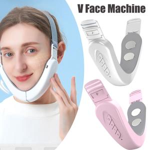 Ceinture de massage vibrante pour le menton en ABS, pour raffermir la peau, amincir le visage, éliminer la cellulite et lifter le visage - Product Image 4