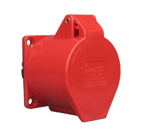 Prise électrique industrielle étanche à la poussière et à l'eau, sans mise à la terre, 400V, à verrouillage, pour intérieur et extérieur, WNZJ WNS1 435 32A 5P IP44 CE