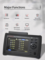 MYAMi WS30 10 Channels Temperature Measuring Device High Precision 3 Display Modes Temperature Data Record Logger Instruments