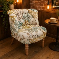 Großhandel Pflegeheim-Akzentstuhl Kantha Patchwork Sessel Einzelsofa für Senioren Baumwolle Holzbeine ISO 9001 OEM
