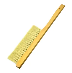 Beekeeping tools bristles Three rows bee brush Beehive Brush With Wooden Handle