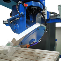 Hualong Maschinen CNC-Brückensäge für Granit italienisches System kompakt und dynamisch 5 Achsen mit Fräse für Küchentischplatten