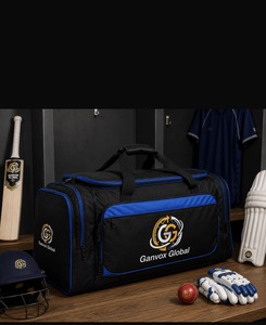 Cricket Duffle Kit <b>Bag</b> Spacious Sports Equipment <b>Carrier</b> Multiple Compartments Durable Lightweight Polyester Travel <b>Storage</b> Bat - Product Image 3