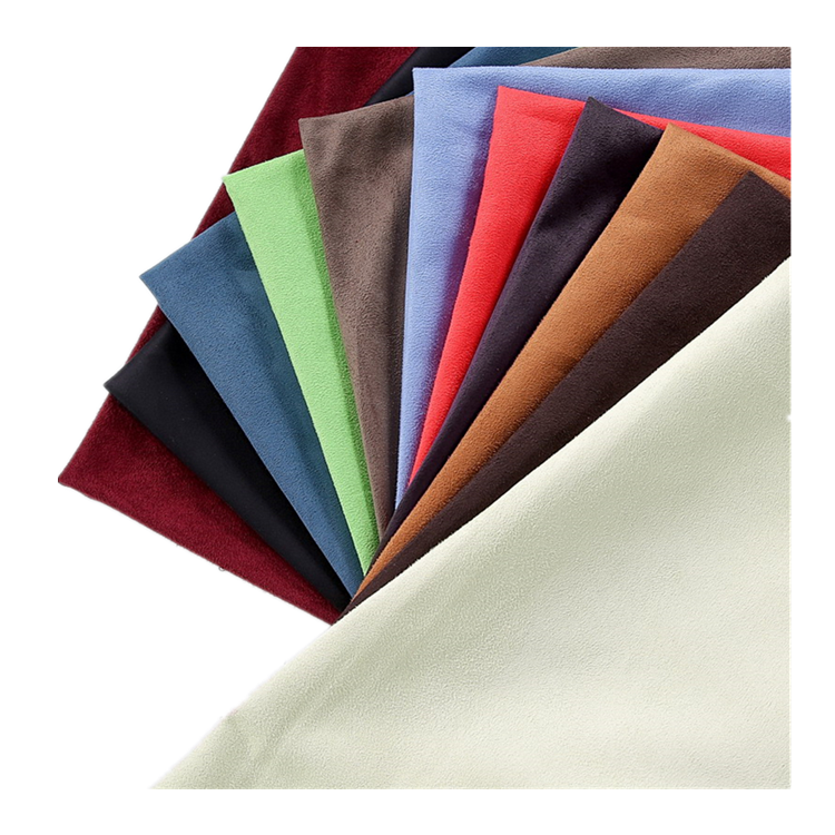Synthetic Micro Suede 100 % Polyester Microfiber Fabric Upholstery Fabric for Car Seat Sofa and Coat
