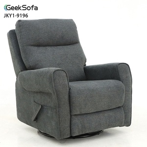 Fauteuil inclinable manuel en tissu moderne Geeksofa pour salon de beauté, avec fonctions de bascule et pivotant, idéal pour le salon - Product Image 1