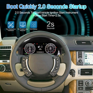 Navihua Đồng hồ tốc độ mới Bảng điều khiển kỹ thuật số tự động âm thanh nổi đa phương tiện cụm LCD Đồng hồ đo Bảng điều khiển cho phạm vi Rover V8 2002-2012 - Product Image 6