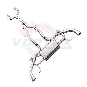 Système d'échappement sport à soupapes Vortex SUS304 pour Mercedes Benz C43 GLC43 AMG 3.0T V6 Performance - Product Image 2