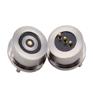 3pin không thấm nước từ POGO pin kết nối mùa xuân nạp nam nữ 360 mù hút DC tín hiệu thông tư kết nối - Product Image 1