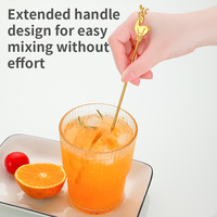 Bar à Cocktails Remuer Motif de Noël Boisson Shaker Cuillères à mélanger Mélange Cocktail Shaker Tige d'agitation