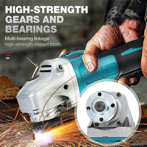 Podofo 125mm M14 Meuleuse d'angle électrique sans balais 10000 tr/min au lithium, outil électrique portable avec interrupteur à gâchette pour bricolage, machine de découpe ODM - Product Image 3