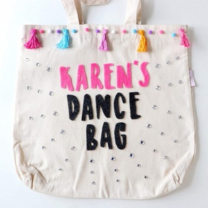Bolsas de Compras Reutilizables al por Mayor, Bolsas de Lona con Cierre, Logotipo Impreso Personalizado, Bolsa de Compras de Algodón Sublimado - Product Image 3