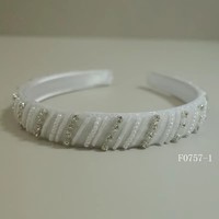 F0757-1 Bandeaux à paillettes et strass élégants, Coiffe de mariée, Accessoire de tête pour demoiselle d'honneur