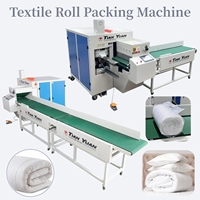 Máquina Automática para Empacar Rollos de Textiles JBJ-10, Máquina para Enrollar y Empacar Edredones, Almohadas y Mantas