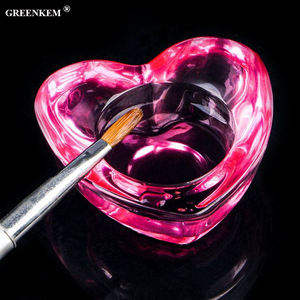 <span class=keywords><strong>2023</strong></span> nuevo Cristal de <span class=keywords><strong>uñas</strong></span> cuadrado transparente taza de lavado polvo de Almacenamiento líquido monómero acrílico a prueba de derrames de vidrio Nail Dappen Dish - Product Image 2