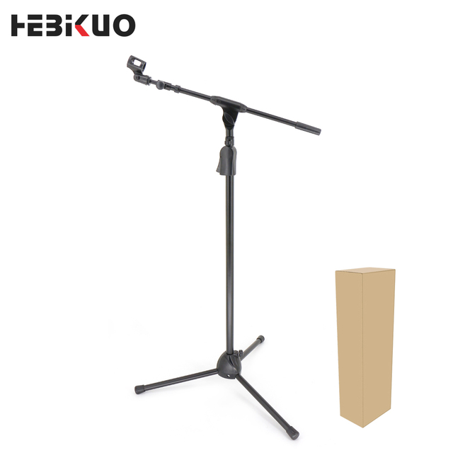 Wholesale OEM M-773 Mic Stand Anti-slip Triangular Stable and Adjustable Microphone Stand Suitable for Various Microphones