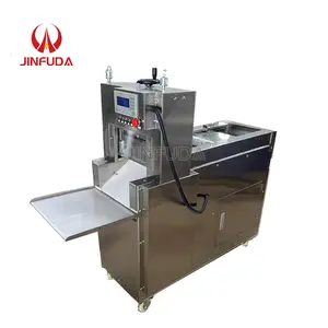 Schweine fleisch Hammel Rindfleisch Fleisch Schinken Wurst Slicer Maschine Käse Slicer gefrorene Fleisch Roll Slicing Maschine