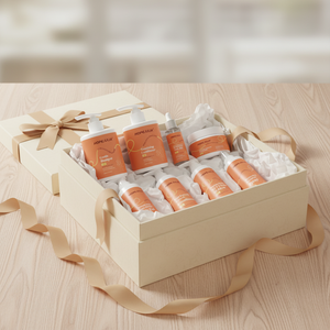 Set Perawatan Rambut Keriting Organik Label Pribadi Anti-Ketombe Menyegarkan Shea Butter Minyak Kastor Bebas Sulfat Formula 2-in-1 - Product Image 2