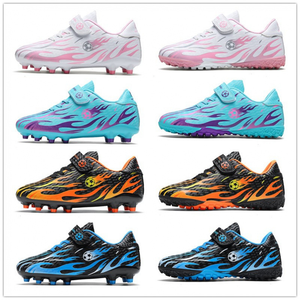 Chaussures de football en cuir de sport pour hommes, chaussures de football de haute qualité pour jeunes, chaussures de sport d'extérieur pour l'entraînement au football - Product Image 4